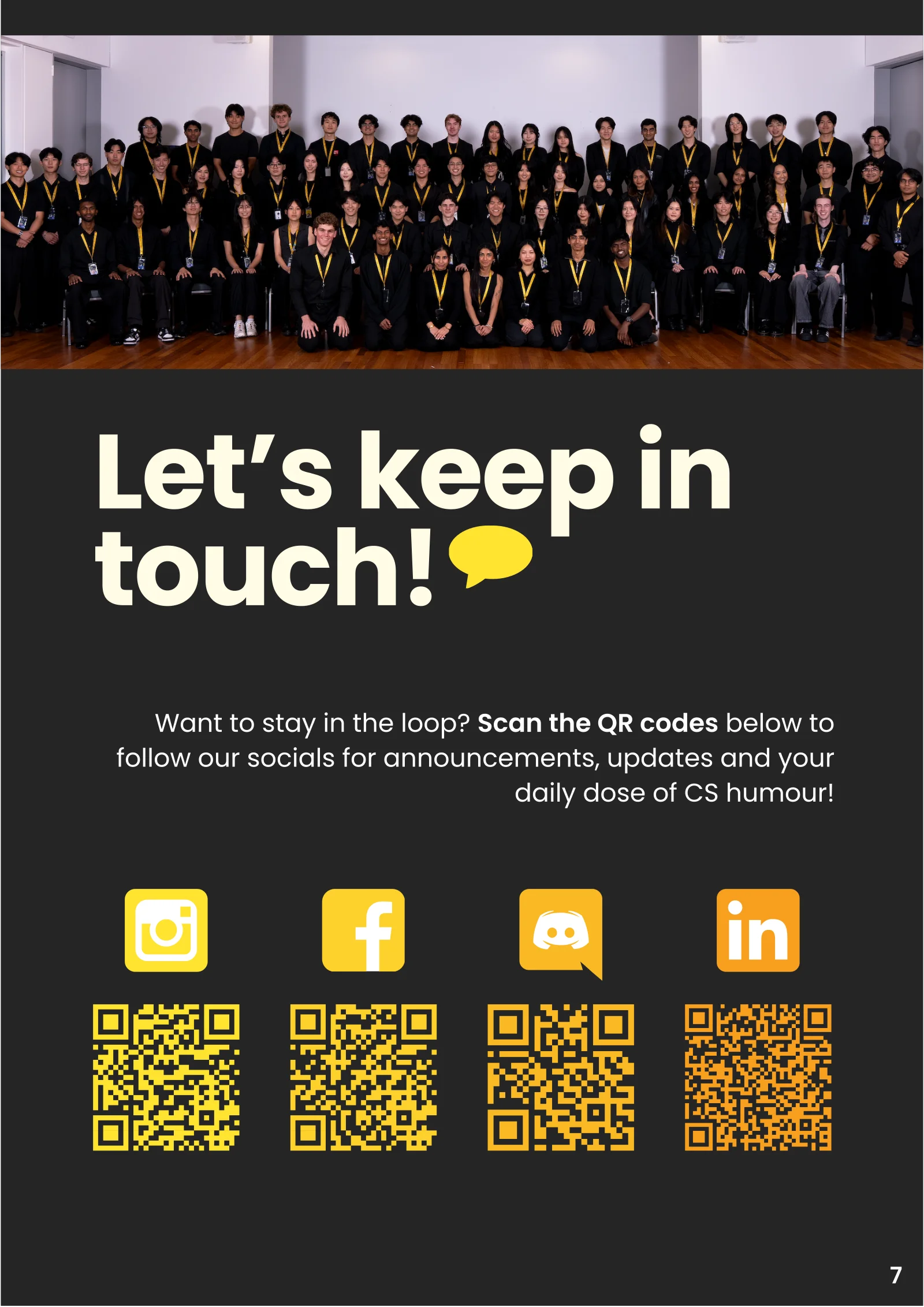 Let's Keep in Touch - Socials